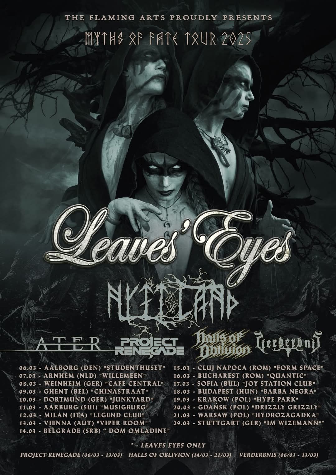 Halls of Oblivion European Tour 2025